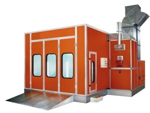 Spray Paint Booth Orange